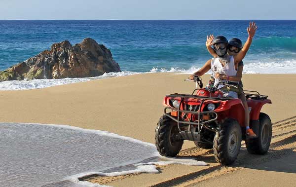 ATV riding on the Pacific coast of Los Cabos